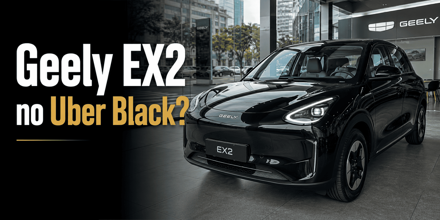 Geely EX2 elétrico avaliado para categorias de aplicativo
